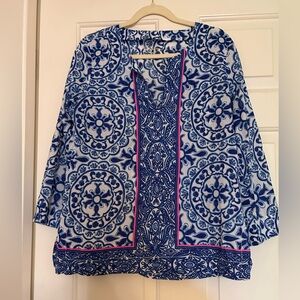 Lilly Pulitzer Amelia Tunic Pooling Around - size medium